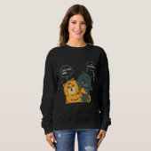 Sweatshirt Funny Euphonium Chat gifle Euphoniumist (Devant entier)