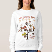 Sweatshirt Funny Fall Photo Family Tree est plein de noix (Devant)