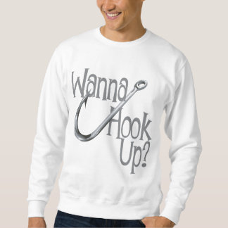 Sweatshirt Funny Fishing - Hook UP Dating