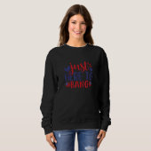 Sweatshirt Funny Fourth of July 4th of July I'm Just Here To  (Devant entier)