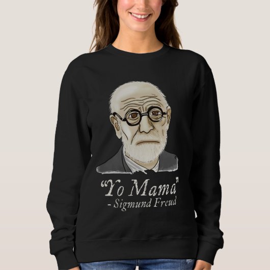Sweatshirt Funny Freud Psychologie (Devant)