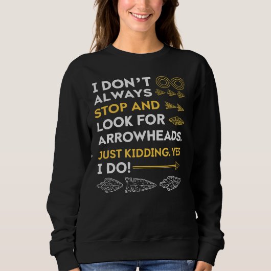 Sweatshirt Funny Geology Rock Collector (Devant)