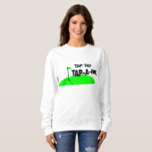 Sweatshirt Funny Golf C'Est Mon Golfeur (Devant entier)