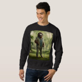 Sweatshirt Funny Golf Sloth, (Devant entier)