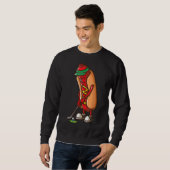 Sweatshirt Funny Golfing Hot Dog Golf Cadeaux pour Homme Boys (Devant entier)