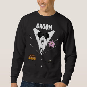 Sweatshirt Funny Groom Tuxedo