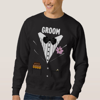 Sweatshirt Funny Groom Tuxedo