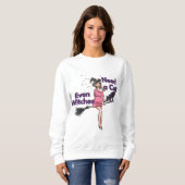 Sweatshirt Funny Halloween Witch hoodie (Devant entier)