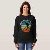 Sweatshirt Funny Hockey Best Dad By Par Frisbee Father's Day  (Devant entier)