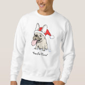 Sweatshirt Funny Holiday French Bulldog Frenchie Clause Chien (Devant)