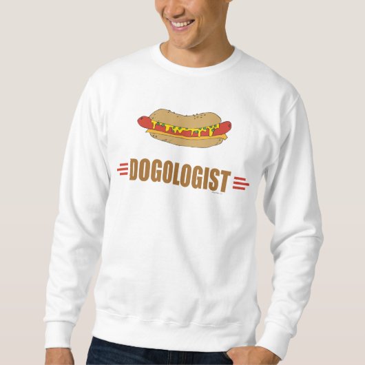 Sweatshirt Funny Hot Dog (Devant)