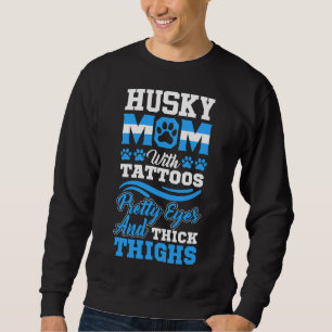 Sweatshirt Funny Husky Maman fixe