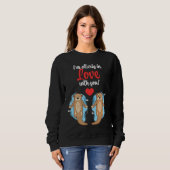 Sweatshirt Funny I Am Otterly In Love With You Cute Couple Co (Devant entier)