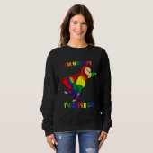Sweatshirt Funny Lgbtq Super Gay Sloth (Devant entier)