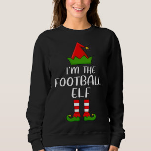 Sweatshirt Funny Matching Family Je suis le elfe de football