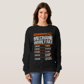 Sweatshirt Funny Mécanique Horaire Note Future Mécanique (Devant entier)