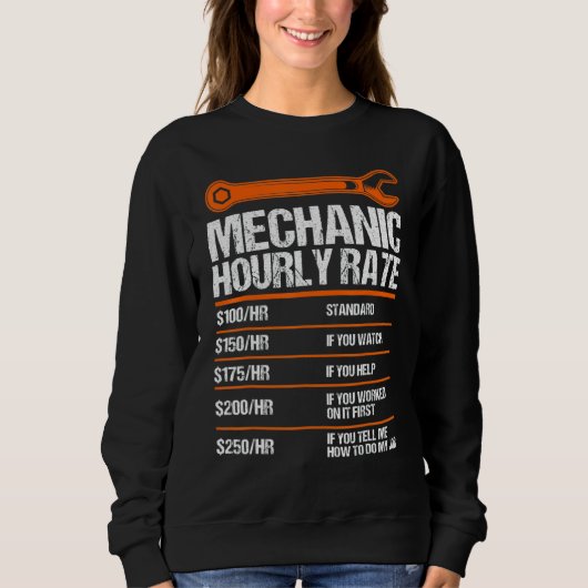 Sweatshirt Funny Mécanique Horaire Note Future Mécanique 1 (Devant)