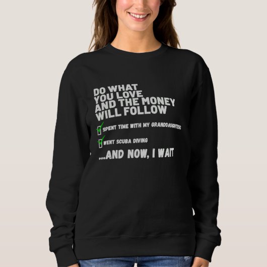 Sweatshirt Funny  Mens Womens Christian Prayed Went Scuba Div (Devant)