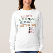 Sweatshirt Funny Nurse School Student Future Nurse Cadfts (Devant)