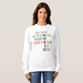 Sweatshirt Funny Nurse School Student Future Nurse Cadfts (Devant entier)
