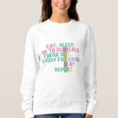 Sweatshirt Funny Nursing School Shirt | Student Nurse Tee (Devant)