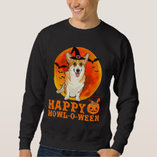 Sweatshirt Funny Pembroke Welsh Corgi Chien Halloween Heureux