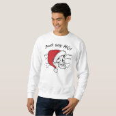 Sweatshirt Funny Père Noël Skull (Devant entier)
