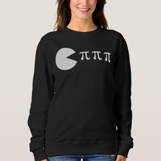 Sweatshirt Funny Pi Day Math Science Ate Pi Symbole (Devant)