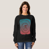 Sweatshirt Funny Pi Spiral 3 14 Symbole Math Enseignant G (Devant entier)