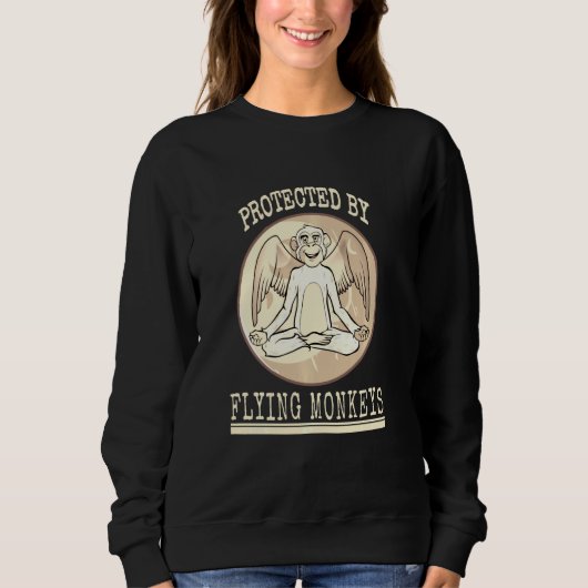 Sweatshirt Funny Protected Wizard Wicked Witch Obtenez Mon Vo (Devant)