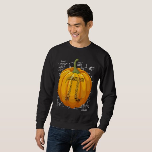 Sweatshirt Funny Pumpkin Pie 3 14 Pi Number Symbol Math Teach (Devant entier)
