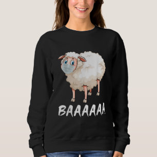 Sweatshirt Funny Quarantine   Mask Sheep Cadeaux tendance
