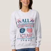 Sweatshirt Funny Réactuaires de l'assurance-vie Actuaire Dipl (Devant)