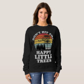 Sweatshirt Funny Retro Disc Golf Frisbee Golfing (Devant entier)
