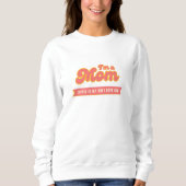 Sweatshirt Funny retro Maman - Le café est mon seul espoir, r (Devant)