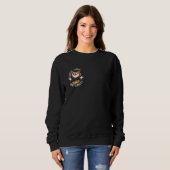 Sweatshirt Funny SAHM & WFH Maman Cadeau de vie - Coffee Love (Devant entier)