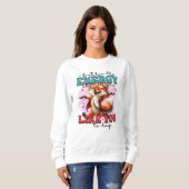 Sweatshirt Funny sarcasme L'art du mot Fox (Devant entier)