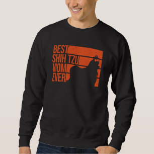 Sweatshirt Funny Shih Tzu Maman For Women Girl Mother S Day C