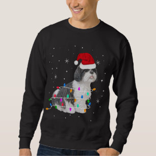 Sweatshirt Funny Shih Tzu Noël cadeaux légers Noël Noël