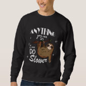 Sweatshirt Funny Sloth 24 (Devant)