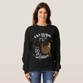 Sweatshirt Funny Sloth 24 (Devant entier)
