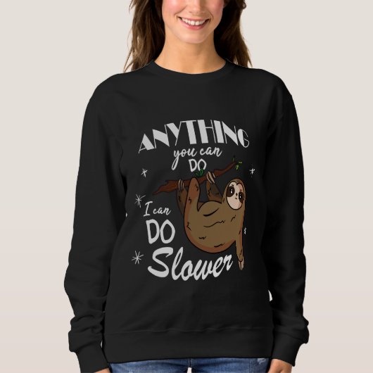 Sweatshirt Funny Sloth 24 (Devant)