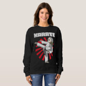 Sweatshirt Funny Sloth Karate Nap Sloth Lazy (Devant entier)