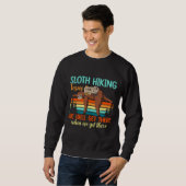 Sweatshirt Funny Sloth Randonnée Team Travel (Devant entier)