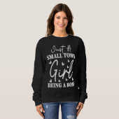 Sweatshirt Funny Small City Women's Little Town Boss Countrys (Devant entier)