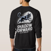 Sweatshirt Funny Soccer Cat Tee — Cat Lover Gift (Dos)