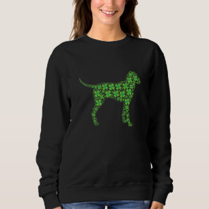 Sweatshirt Funny St Patrick S Day Dalmatien Chien Shamrock Ir
