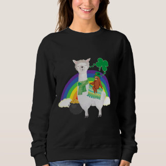 Sweatshirt Funny St Patrick S Day Lucky Sloth