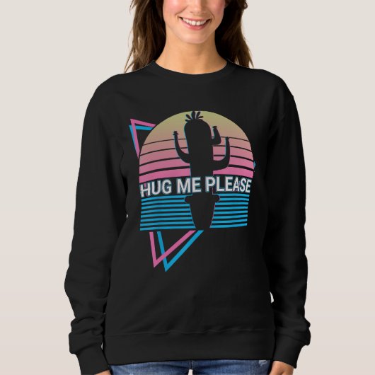Sweatshirt Funny Succulent Plant Pot Succulent Planters Hug M (Devant)