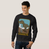 Sweatshirt Funny T Rex Dinosaur I'm Unstoppable Bodybuilding (Devant entier)